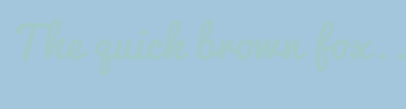 Image with Font Color A1C9C9 and Background Color A4C6DD
